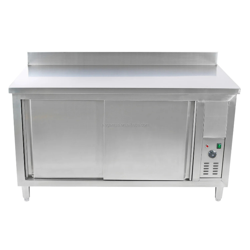 Commercial Kitchen Backsplash - Établi thermique électrique d'acier inoxydable de