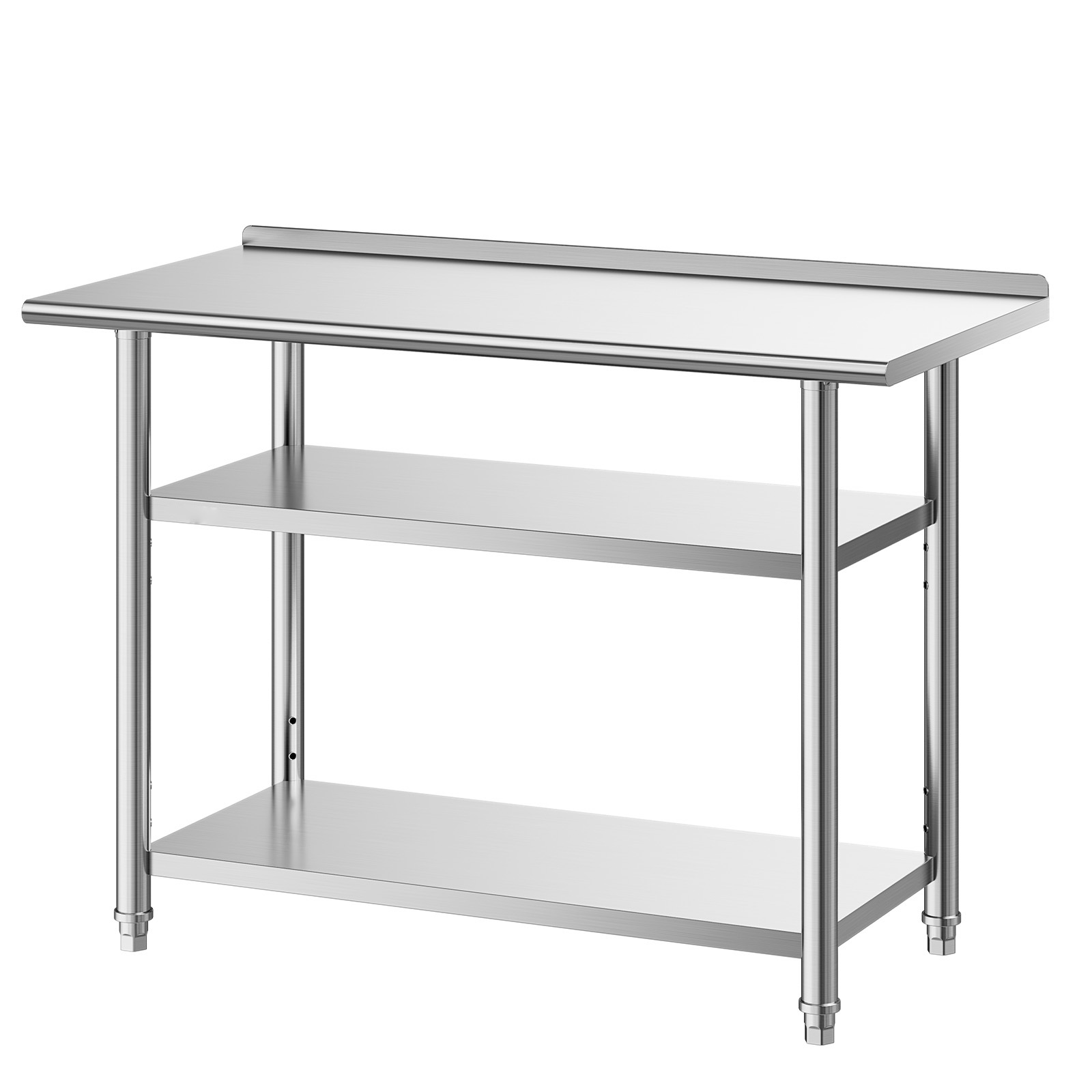 Commercial Kitchen Backsplash - Table de travail en acier inoxydable
