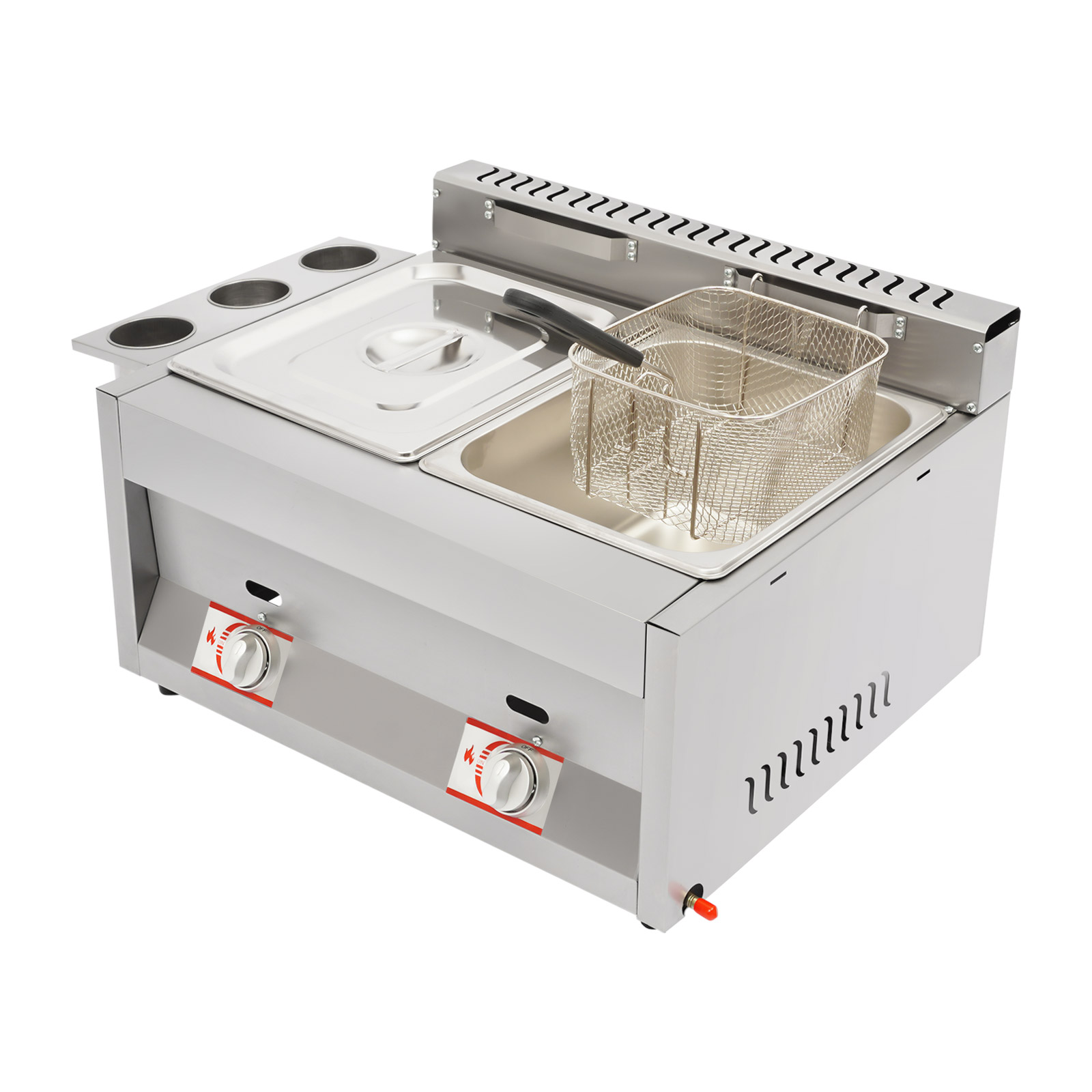 Deep Fryer Commercial - Friteuse professionnelle à gaz GPL 2
