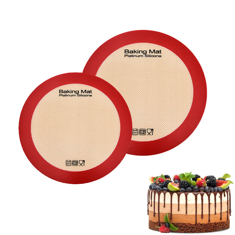 Deep Fryer Commercial - Tapis de cuisson rond en silicone,