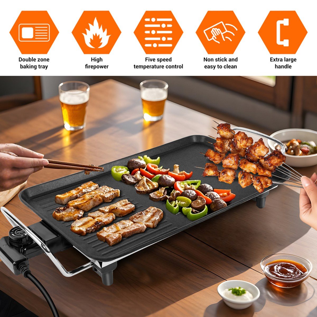 (ABHW) Gril électrique Teppany - Teppanyaki Grill Table avis et prix