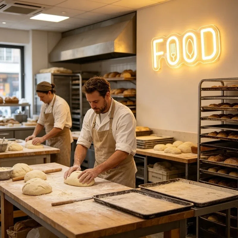 Enseigne néon alimentaire pour - Commercial Kitchen Windows avis et prix