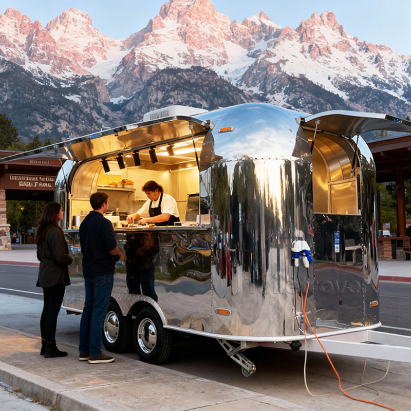 Remorque de cuisine mobile vin - Commercial Kitchen Windows avis et prix