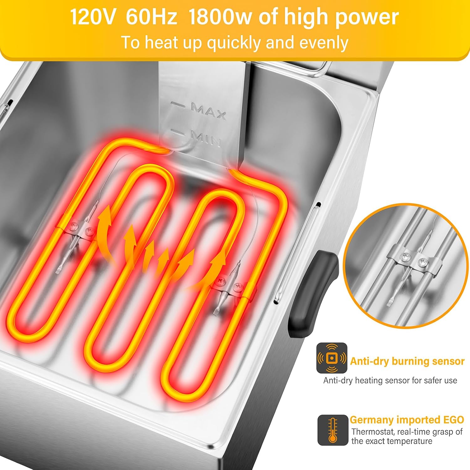 Friteuse Électrique Profession - Deep Fryer Commercial avis et prix