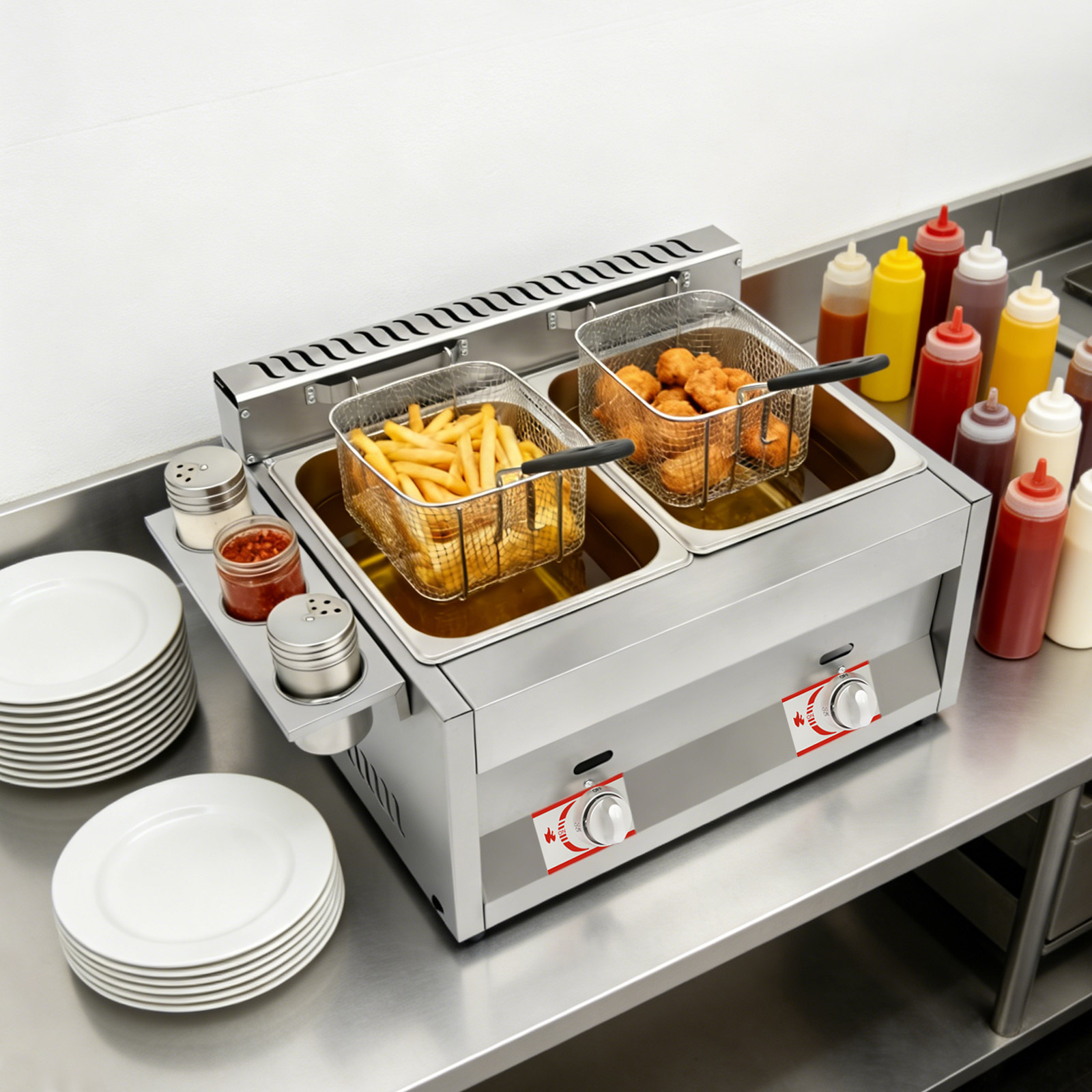 Friteuse professionnelle doubl - Deep Fryer Commercial avis et prix