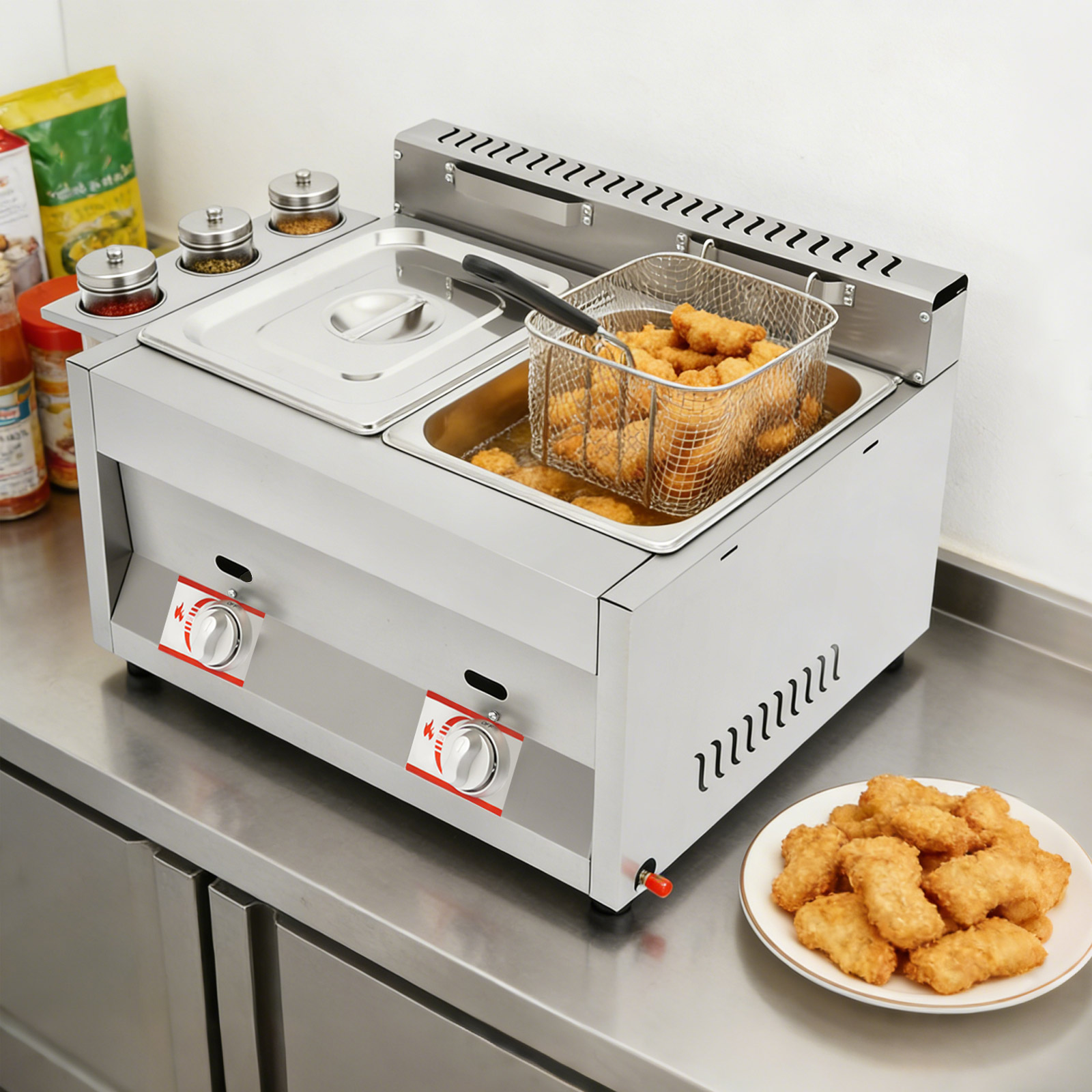 Friteuse professionnelle doubl - Deep Fryer Commercial avis et prix