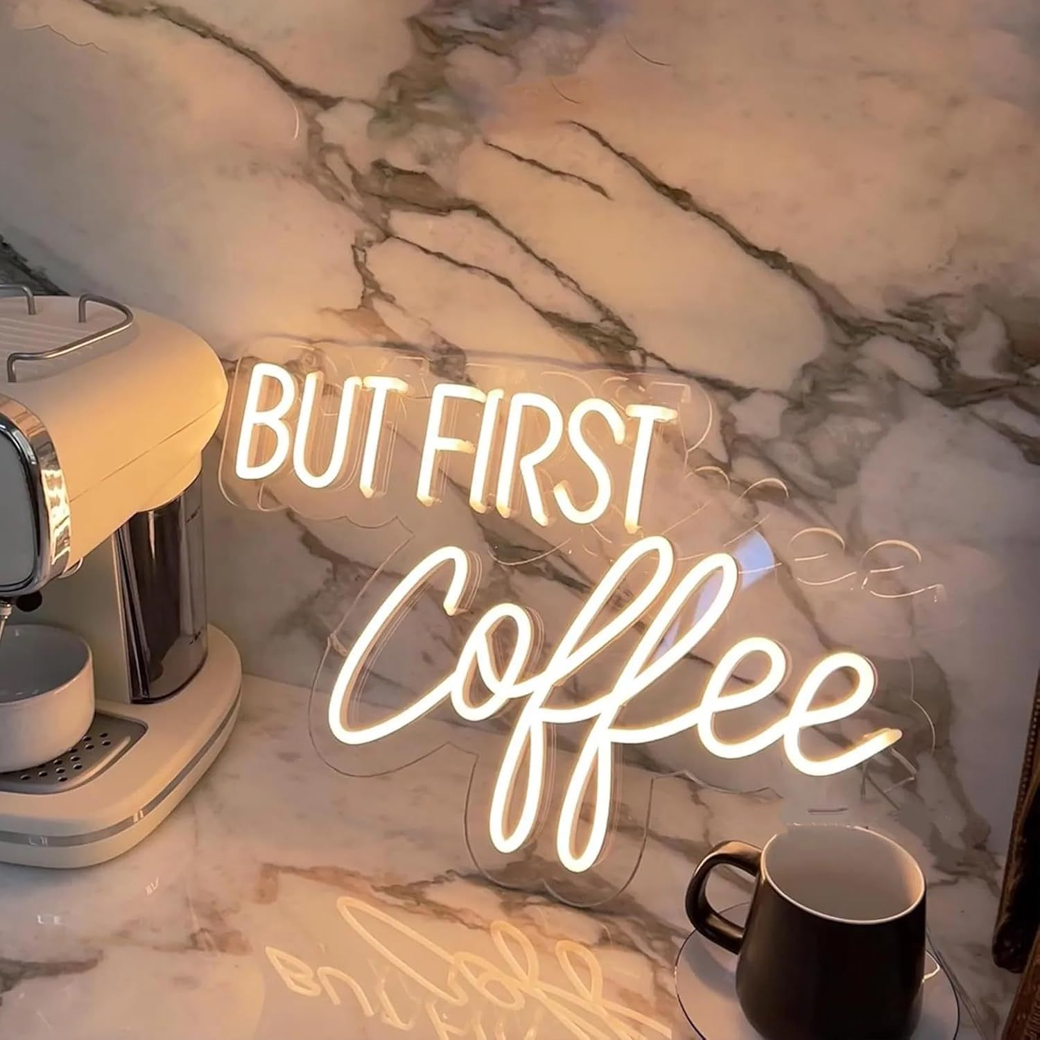 Enseigne néon « But First Coff - Commercial Kitchen Ideas avis et prix