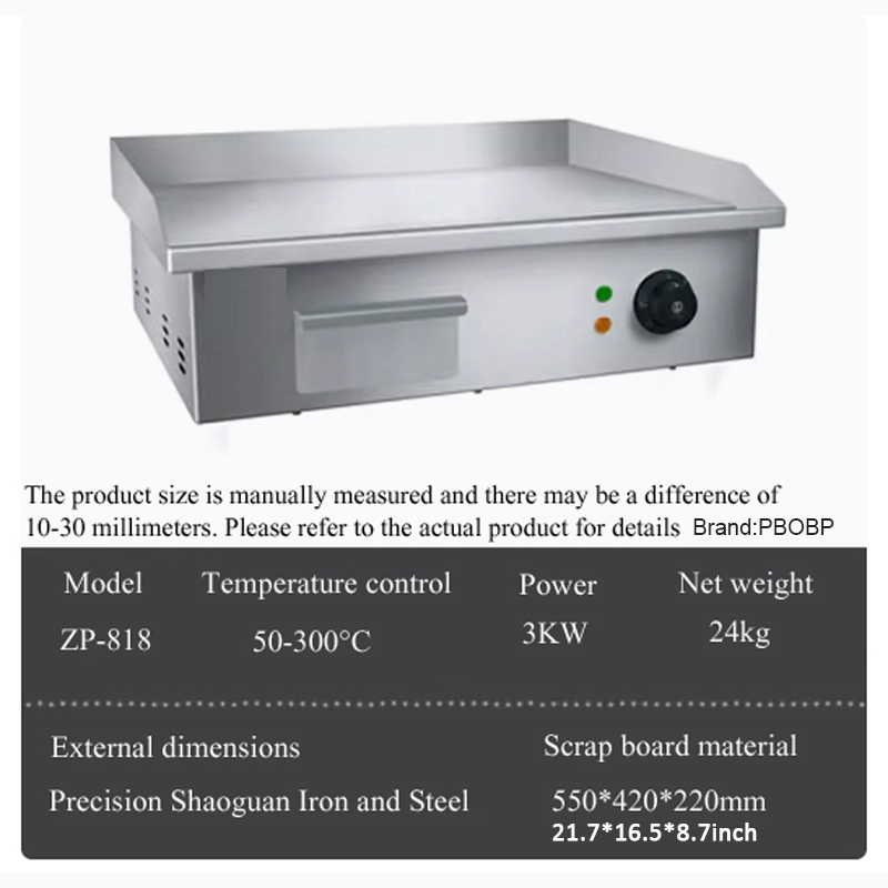 Grill électrique commercial PB - Teppanyaki Grill Table avis et prix