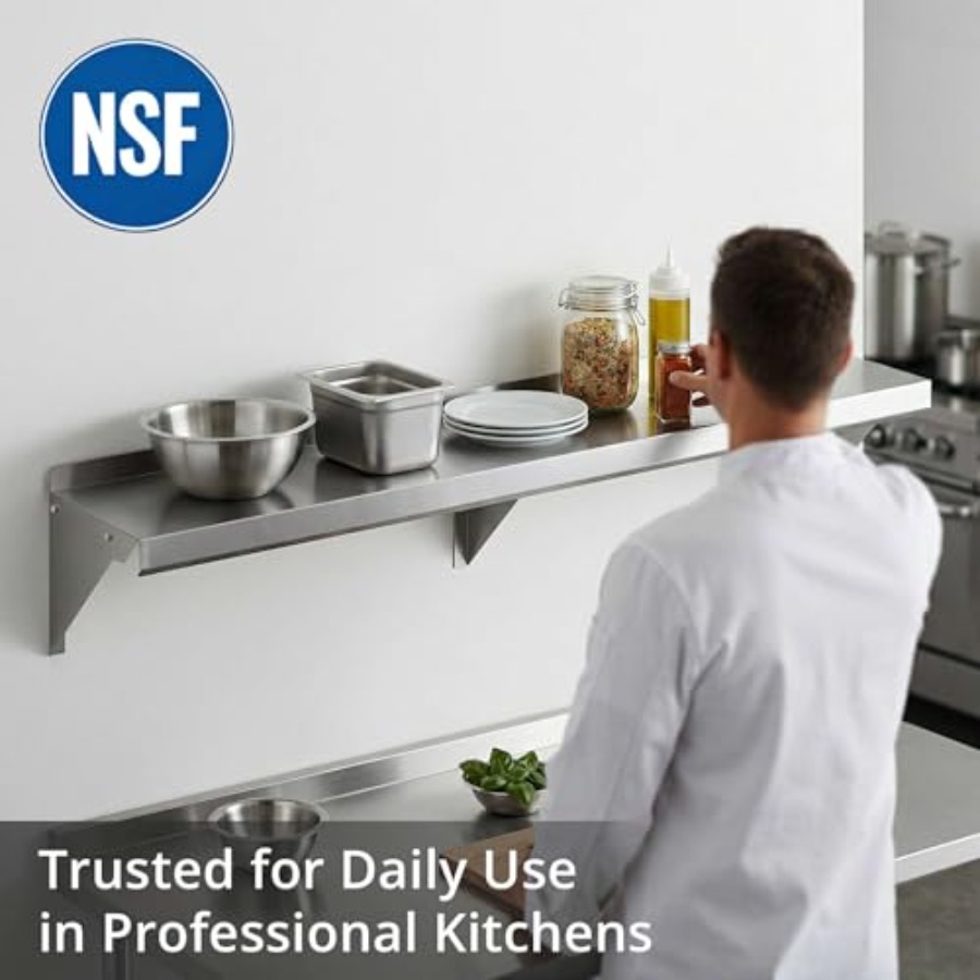 Étagère murale pour cuisine pr - Commercial Kitchen Backsplash avis et prix