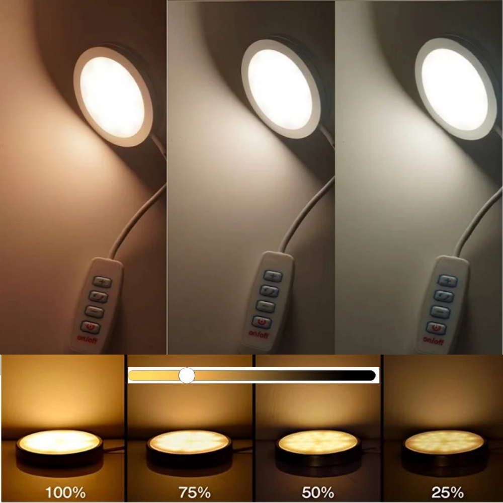 3 couleurs réglable USB rondel - Commercial Kitchen Lighting avis et prix
