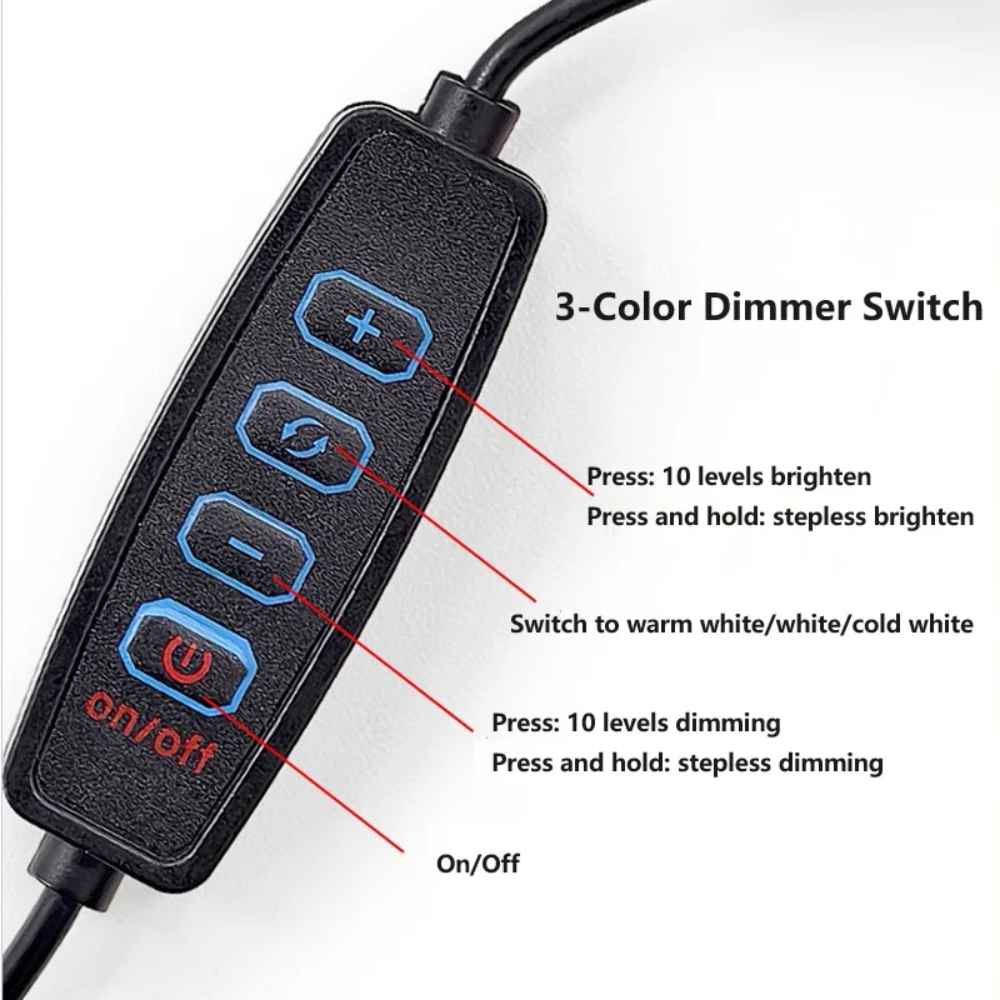 3 couleurs réglable USB rondel - Commercial Kitchen Lighting avis et prix
