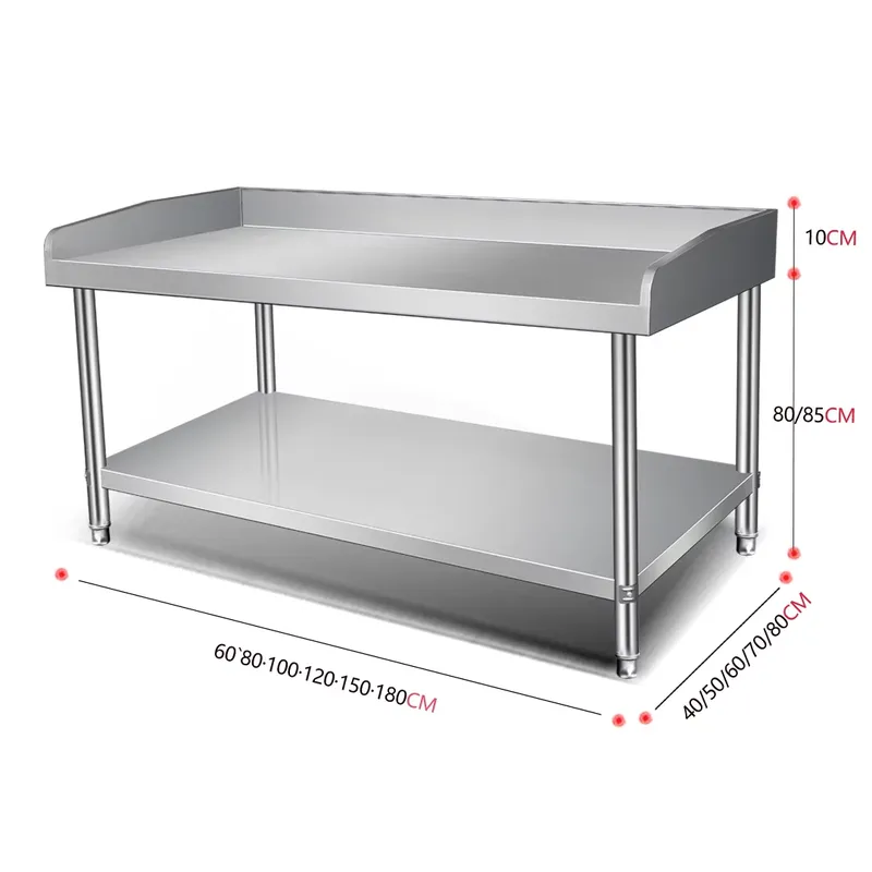 Table de travail commerciale e - Commercial Kitchen Backsplash avis et prix