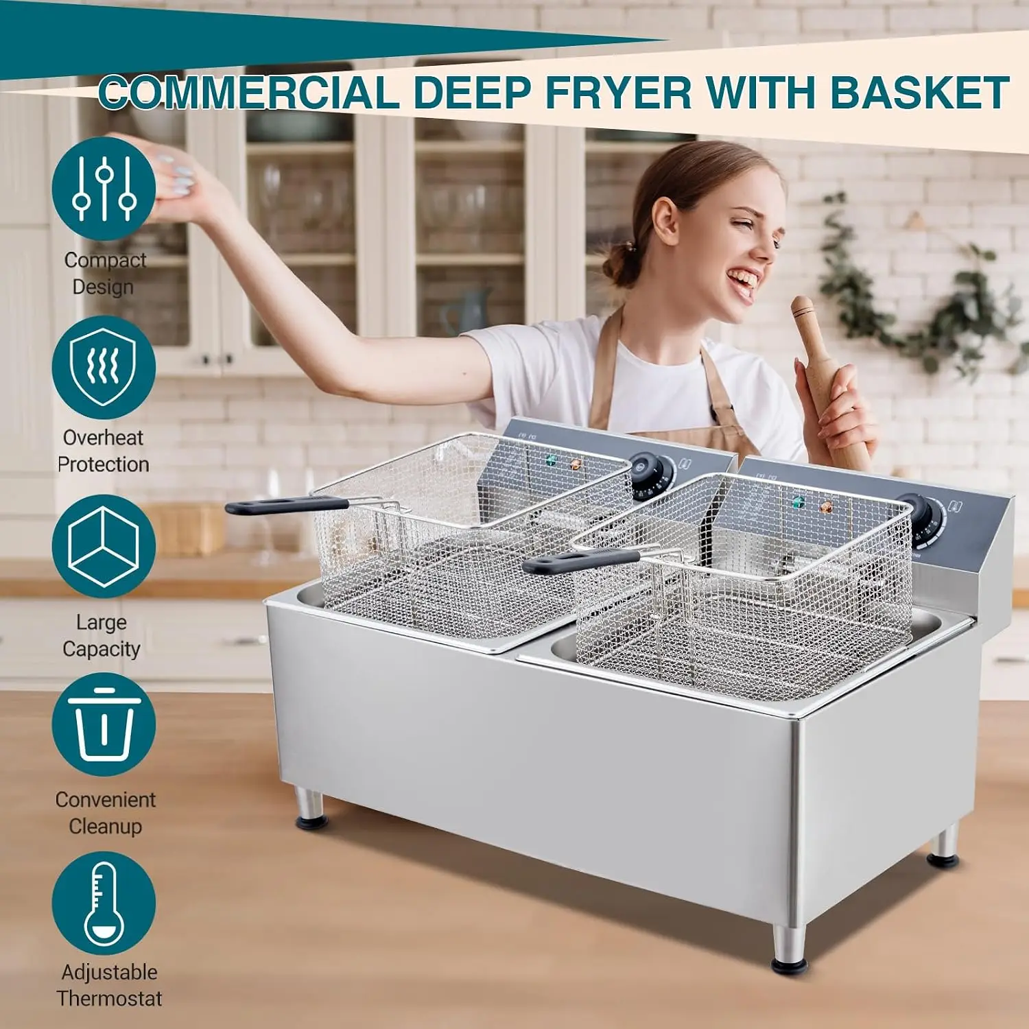 Friteuse électrique commercial - Deep Fryer Commercial avis et prix