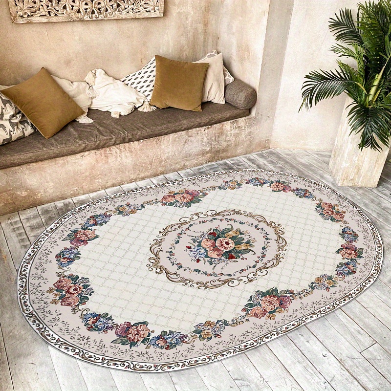 Tapis ovales à imprimé floral  - Commercial Dishwasher Table avis et prix