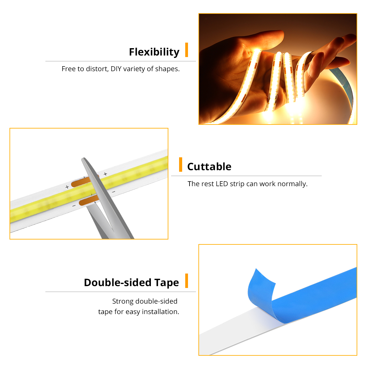 Bande COB LED USB pour sous-me - Commercial Kitchen Lighting avis et prix