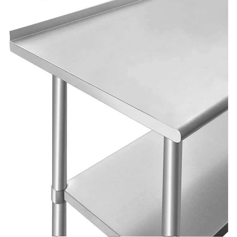Table de préparation en acier  - Commercial Kitchen Backsplash avis et prix