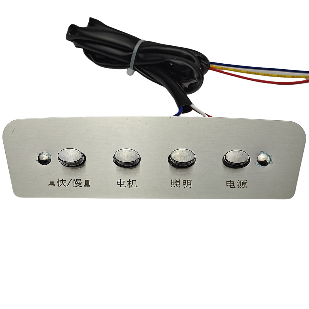 1pc 4 touches bouton poussoir  - Commercial Kitchen Range Hood avis et prix