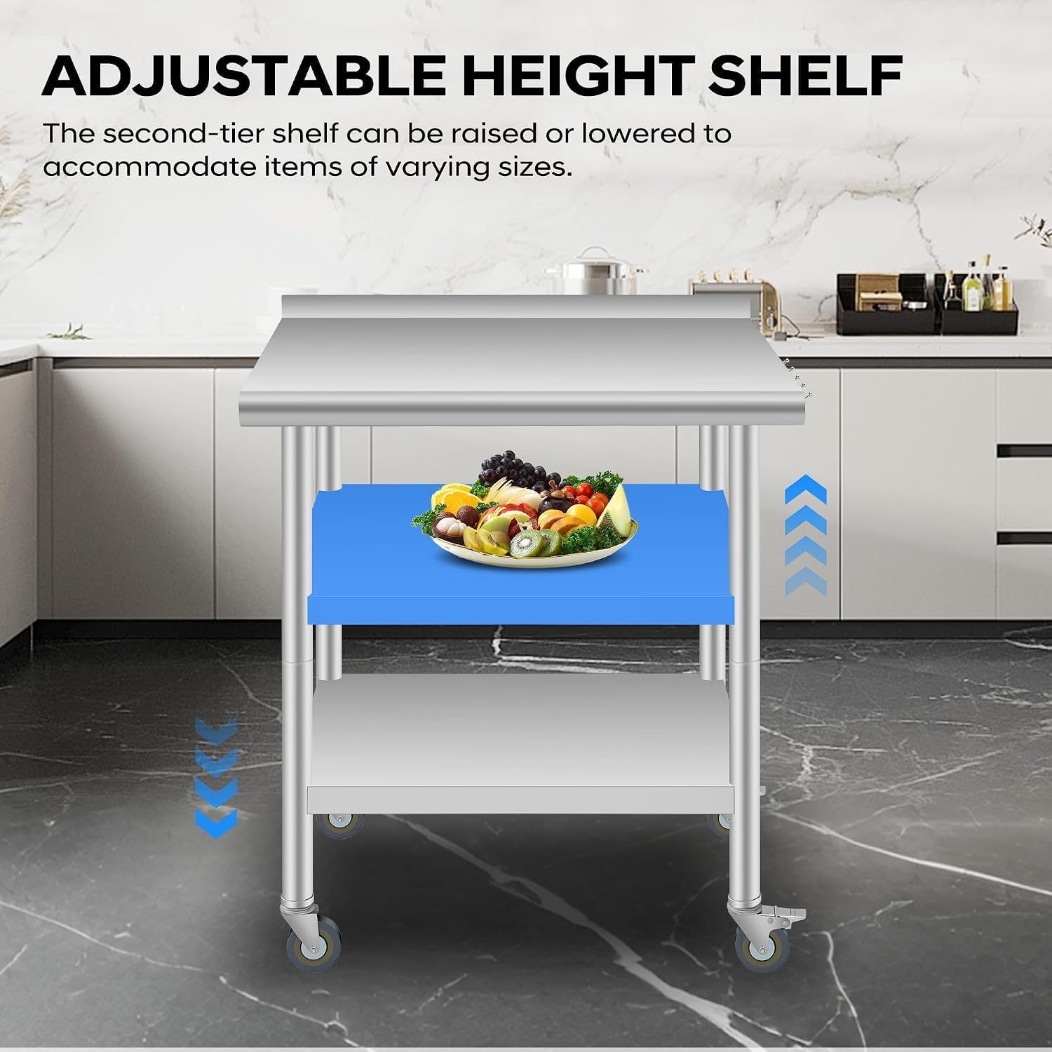 Table de préparation commercia - Commercial Kitchen Backsplash avis et prix