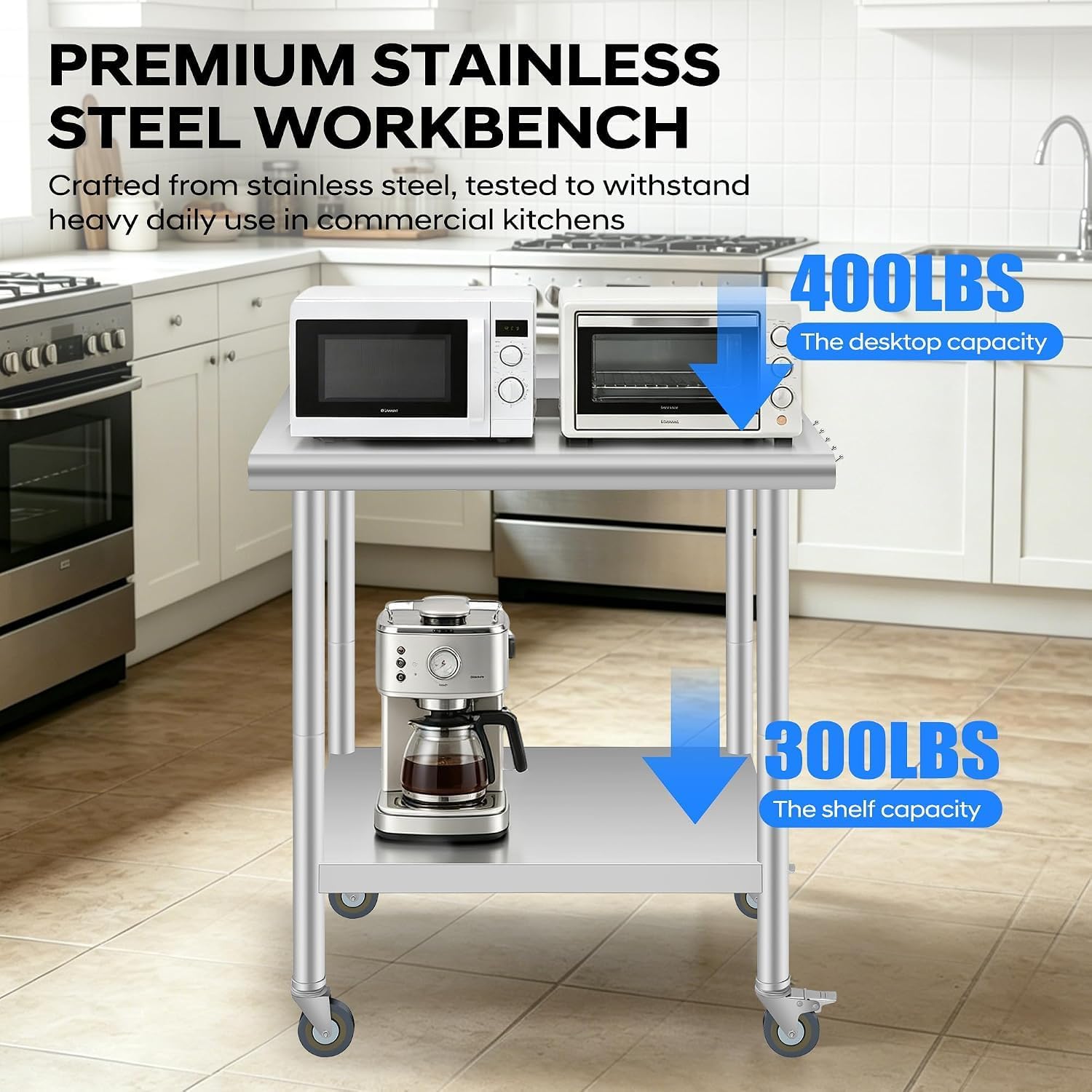 Table de préparation commercia - Commercial Kitchen Backsplash avis et prix