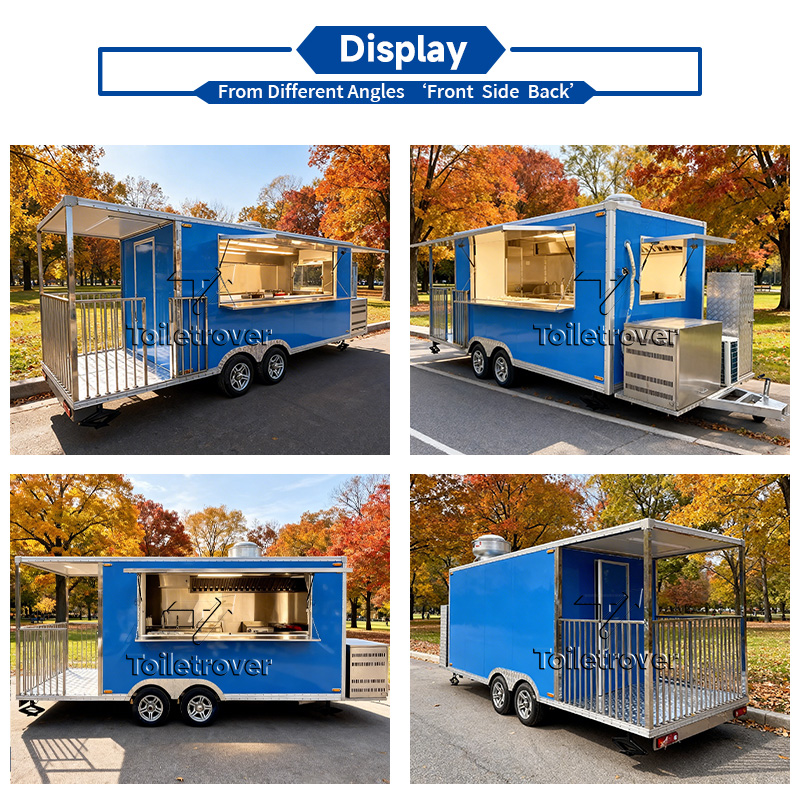 Remorque Food Truck Conteneur  - Commercial Kitchen Windows avis et prix