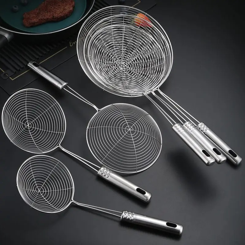 Écumoire ovale en acier inoxyd - Commercial Kitchen Oil Filter avis et prix
