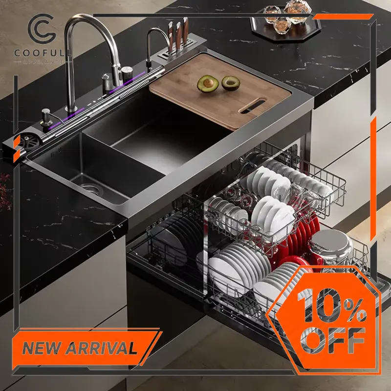 Évier à ultrasons en acier ino - Commercial Kitchen Dishwasher avis et prix