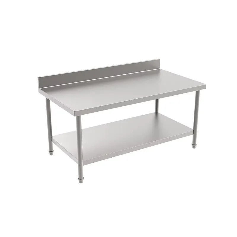 Table de travail en acier inox - Commercial Kitchen Backsplash avis et prix