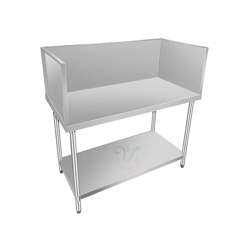 Table de préparation et de tra - Commercial Kitchen Backsplash avis et prix