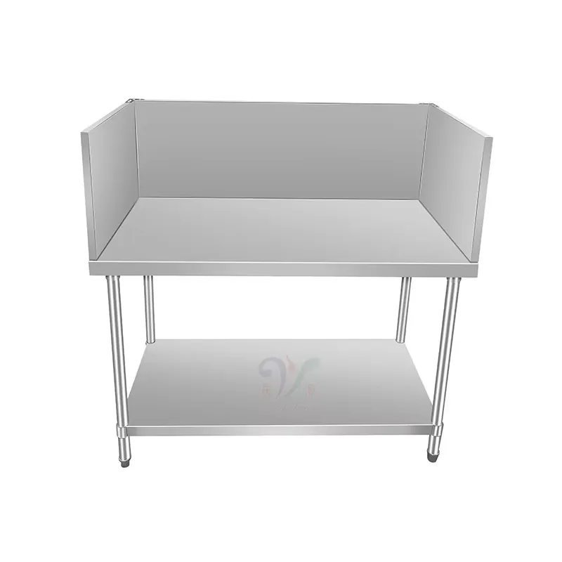 Table de préparation et de tra - Commercial Kitchen Backsplash avis et prix