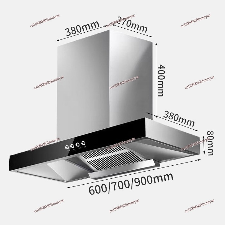 Hotte de cuisine à grande aspi - Commercial Kitchen Range Hood avis et prix