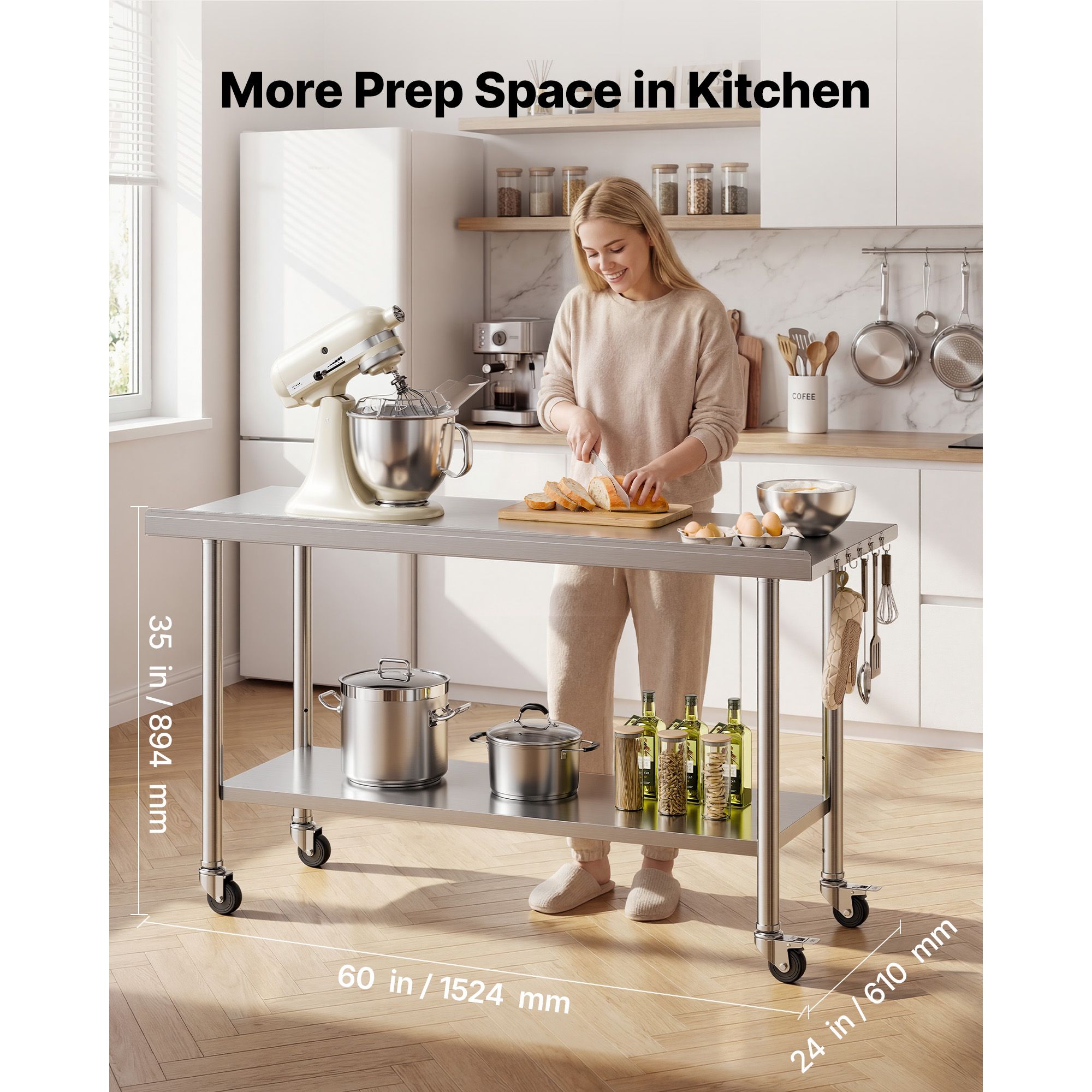 Table de travail en acier inox - Commercial Kitchen Backsplash avis et prix