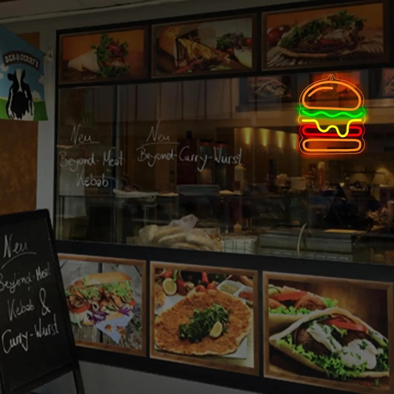 Enseigne néon LED Burger avec  - Commercial Kitchen Ideas avis et prix