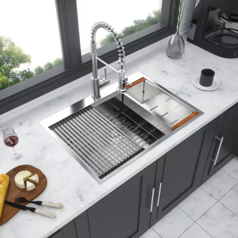 Évier de cuisine moderne en ac - Commercial Kitchen Kitchen avis et prix